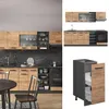 Küchenzeile Vicco R-Line Goldkraft Eiche/Anthrazit 240 cm Produktbild-Vorschau 3