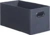 Aufbewahrung Korb Stoff anthrazit 15x31x15 cm Produktbild-Vorschau 2