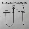 doporro Badewannenarmatur Thermostat mit Handbrause, Produktbild-Vorschau 7
