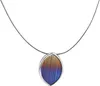 V Anhänger mit Kette 925/- Sterling Silber 42cm weiß bunt Produktbild-Vorschau 1
