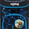 Close-up of a backpack with a dinosaur patch. Voir les images du produit