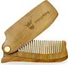 Pettine pieghevole in legno da uomo Anteprima dell’immagine prodotto 1