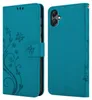 Cadorabo Hülle für Samsung Galaxy A06 Hülle in FLORAL BLAU Produktbild-Vorschau 7
