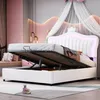 Letto per bambini 140x200 cm, imbottito in bianco, Anteprima dell’immagine prodotto 4