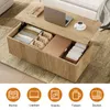 FABATO Lift-Couchtisch 106 cm mit großem verstecktem Produktbild-Vorschau 5