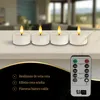 Meisterhome® XXL LED tea lights set di 4 - Candele senza Anteprima dell’immagine prodotto 8
