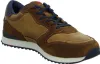 A single brown and blue sneaker is shown against a white background. Produktbild-Vorschau