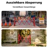 Wiltec ausziehbares Absperrgitter 200 cm aus Kunststoff, Produktbild-Vorschau 4