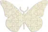 Personalisierbares Blanko-Holzpuzzle „Schmetterling“, Produktbild-Vorschau 1