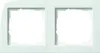 Cornice Gira, doppia, E2, bianco puro, lucido, 1 pz. Anteprima dell’immagine prodotto 3