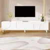 Merax TV Lowboard mit asymmetrisches Bogenrelief, TV Produktbild-Vorschau 3