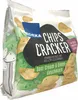 EDEKA Chips Cracker Sour Cream&Onion (125g Packung) + usy Produktbild-Vorschau 4