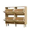 Schuhkipper mit 4 Klappen, 90/25/100 cm, Schuhschrank, Produktbild-Vorschau 9