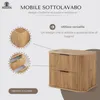 RODAN | Mobile da bagno - 60 CM - Marrone opaco - MDF - 2 Anteprima dell’immagine prodotto 3