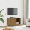 vidaXL TV-Schrank Honigbraun 74x35x44 cm Massivholz Kiefer Produktbild-Vorschau 2