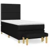 CLORIS Boxspringbett Polsterbett mit Matratze Schwarz Produktbild-Vorschau 2