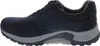 Side view of a blue men's shoe with a gray sole. Produktbild-Vorschau