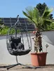 ALEOS. Rattan Geflecht Korb Hängesessel mit Gestell Produktbild-Vorschau 2