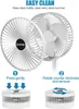 Tischventilator, USB-Tischventilator, Ultraleiser Faltbarer Produktbild-Vorschau 9