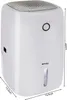 A white electric dehumidifier is shown from a side angle with dimensions indicated. Podgląd zdjęcia produktu