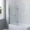 Duschwand für Badewanne Faltwand aus 8mm Produktbild-Vorschau 3