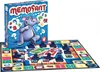 A board game box and board are displayed on a white background. Produktbild-Vorschau