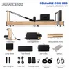 PH Fitness Pilates Reformer aus Holz, klappbar – aus Produktbild-Vorschau 2