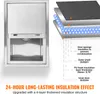 SucceBuy Drop-in-Eistruhe, 18" L x 12" B x 14,5" H Produktbild-Vorschau 3