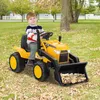 GOPLUS 12V Elektro Baggerlader mit Schaufel, Kinderfahrzeug Produktbild-Vorschau 2