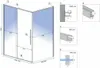 Diagrams and measurements of a shower cabin. Náhľad obrázku produktu