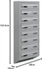 Systém poštových schránok 8-postbox GDS Euro Grey RAL 7035 Náhľad obrázku produktu 6