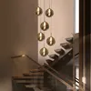 ZMH lampa wisząca stół jadalny 6 płomieni szary lampa Podgląd zdjęcia produktu 10