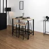Table Mange Debout Et 4 Tabourets Loka Voir les images du produit 7