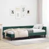vidaXL Rohový rám postele s čelem tmavě zelený 80 cm x 200 Náhled obrázku produktu 2