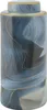 Mauro Ferretti Vase Elegant mit Deckel Blau Gold 15x34 cm Produktbild-Vorschau 1
