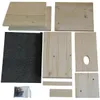 Nido per uccelli in legno da montare, dimensioni 48 x 32 Anteprima dell’immagine prodotto 1