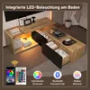 MODFU Modulární TV skříň lowboard televizní stolek s LED Náhled obrázku produktu 3