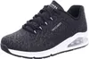 Skechers Uno 2  Sneakers Laag - Zwart - Maat 39 Voir les images du produit 28