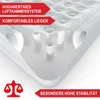 A cutaway view of an air mattress showing its internal structure and features. Produktbild-Vorschau