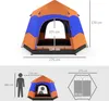 Quick-Up-Zelt Doppelwandzelt Outdoor Familienzelt Pop-Up Produktbild-Vorschau 3