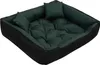 A pet bed with two small pillows inside, shown from a slightly elevated angle. Voir les images du produit