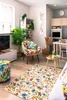 Excelsa Fiori Frida fauteuil polyester et bois 70.5x65x83 Voir les images du produit 2