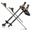 set di 2 bastoncini da passeggio in alluminio Nero Nordic Anteprima dell’immagine prodotto 8