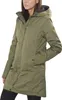 A woman wearing a green parka. Produktbild-Vorschau