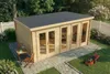 Alpholz Gartenhaus Atrium-D aus Holz, Gerätehaus 598x618cm Produktbild-Vorschau 7