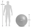Gymnastikball 85 cm, Sitzball, Trainingsball für Fitness, Produktbild-Vorschau 8