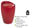 WENKO Bad Hocker Sitz 20 L Stauraum Wäsche Sammler Produktbild-Vorschau 2