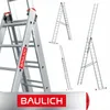 Baulich | Aluminiumleiter - 3-teilige - 16 Sprossen - Max. Produktbild-Vorschau 1