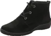 A studio shot of a black suede boot. Anteprima dell’immagine prodotto