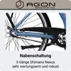 Agon Assist E-Bike City dusty blue Produktbild-Vorschau 6